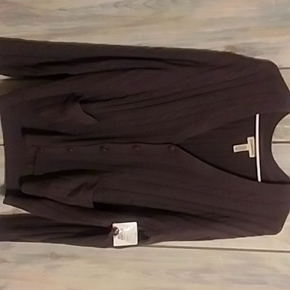Charcoal Heather mens button up cardigan new with tags